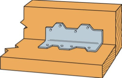 SIMPSON STRONG-TIE Simpson Strong Tie L70 L Angle 7 Inches 50 Pack
