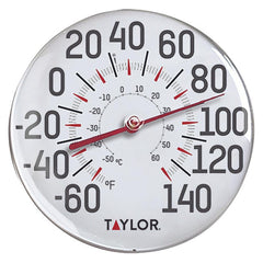 TAYLOR TECHNOLOGIES Taylor 49562J Window Wall Thermometer 12 in -40 to 120F
