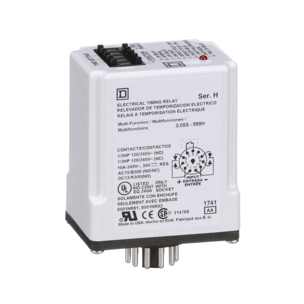SCHNEIDER ELECTRIC 9050JCK70V14 TIME DELAY RELAYS