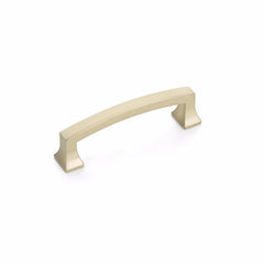 SCHAUB Schaub 526-SSB Arched Cabinet Pull Satin Brass 3.5 Inch