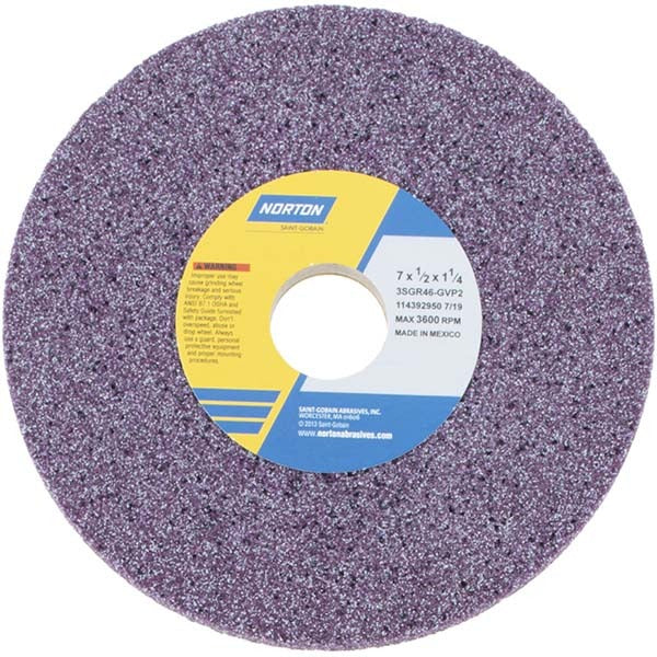 NORTON Norton 66252916210 Surface Grinding Wheel 7in 46 Grit