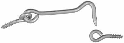 NATIONAL HARDWARE National Mfg N348-417 Stainless Steel Hook and Eye 4 in 3 Pack