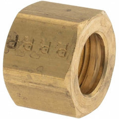 PARKER Parker MP11044 Compression Tube Nut 1/2 in Od Brass 10-pack