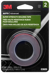 3M 3M Company 03609NA Scotch Mount Molding Tape 0.5x5 Ft