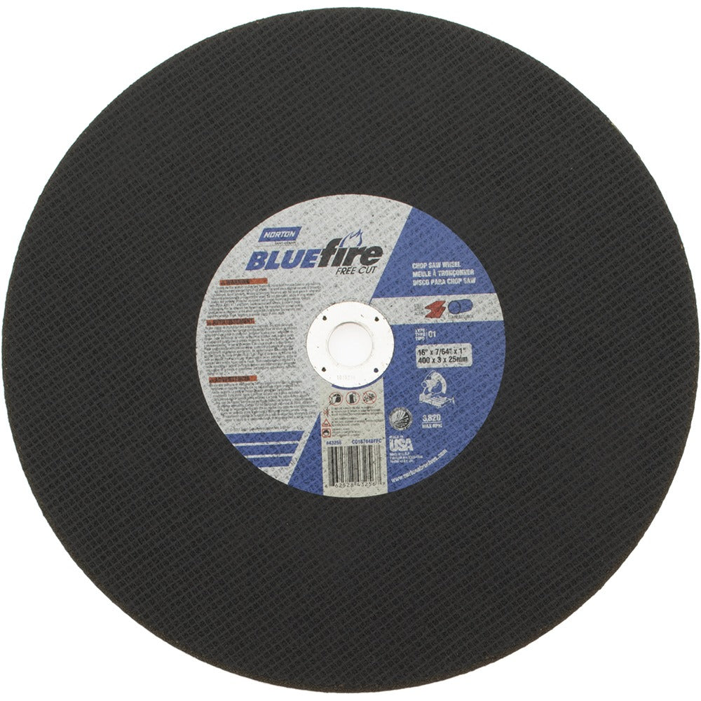NORTON Norton 66252843256 Cut-off Wheel 16 in Type 1 Zirconia