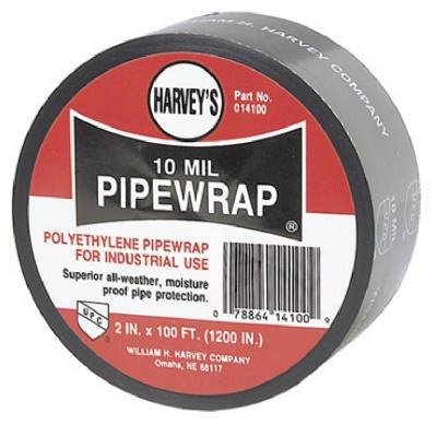OATEY Oatey Company 14100 Polyethylene Pipe Wrap 2in X 100ft Black