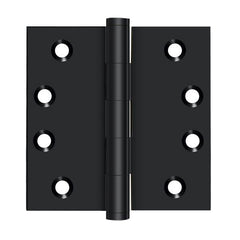 DELTANA Deltana DSB419 Square Door Hinge 4x4 Inches Black