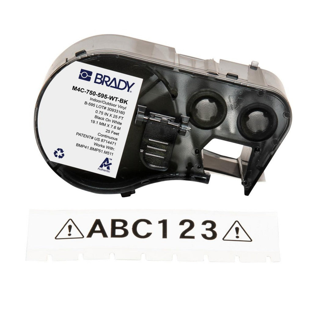 BRADY Brady 170830 Label Printer Cartridge 0.75in X 25ft Vinyl