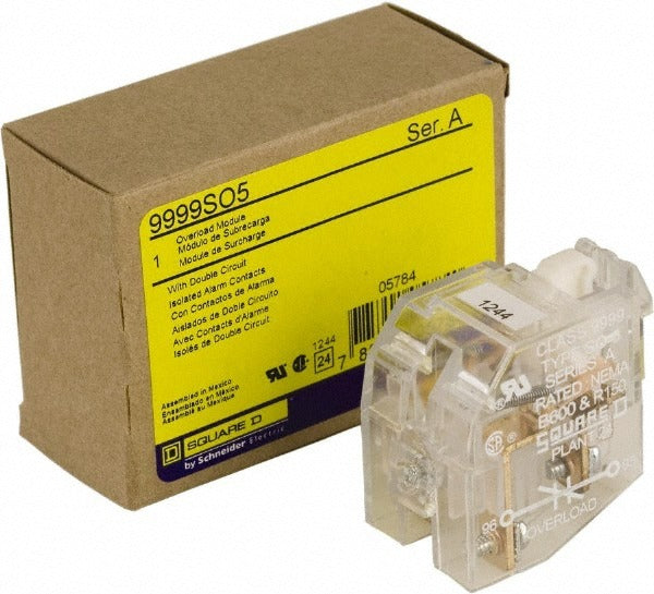 SCHNEIDER ELECTRIC Square D 9999SO5 Contactor Auxiliary Contact
