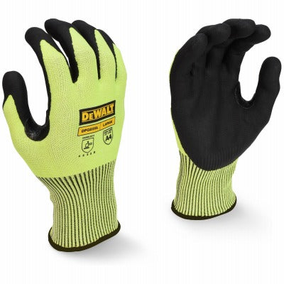 RADIANS Radians Inc DPG855TM Hi-vis Nitrile Glove Medium Ansi A4