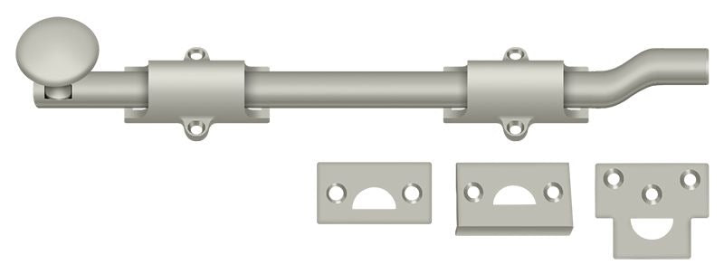 DELTANA Deltana FPG1015 Surface Bolt Offset Heavy Duty Satin Nickel