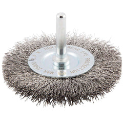 NORTON Norton 66252838969 Wheel Brush 3in Crimped Carbon Steel