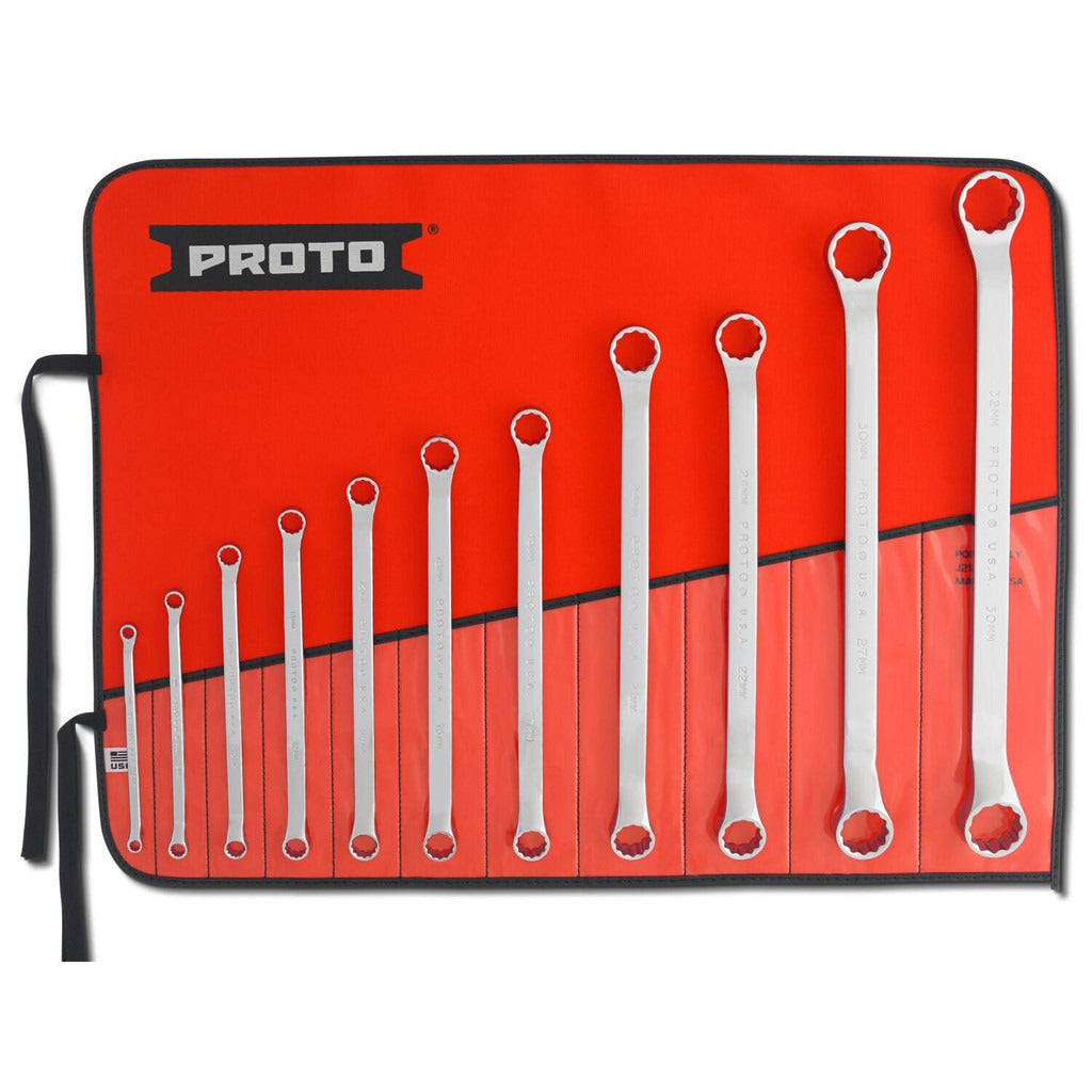 PROTO Proto J1100S-M Box End Wrench Set 11 Pc Metric