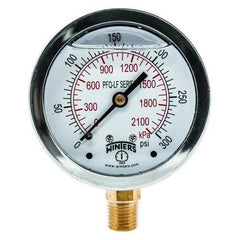 WINTERS Winters pfq807lf Lead-free Pressure Gauge 0-300 Psi