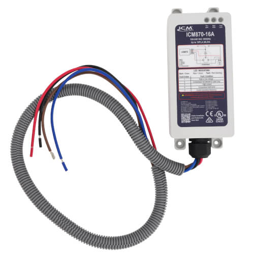 ICM CONTROLS ICM Controls ICM870-16A Motor Soft Start Kit, 120-240V 16 Amp