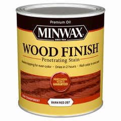 MINWAX Minwax 701094444 Wood Finish Barn Red Quart