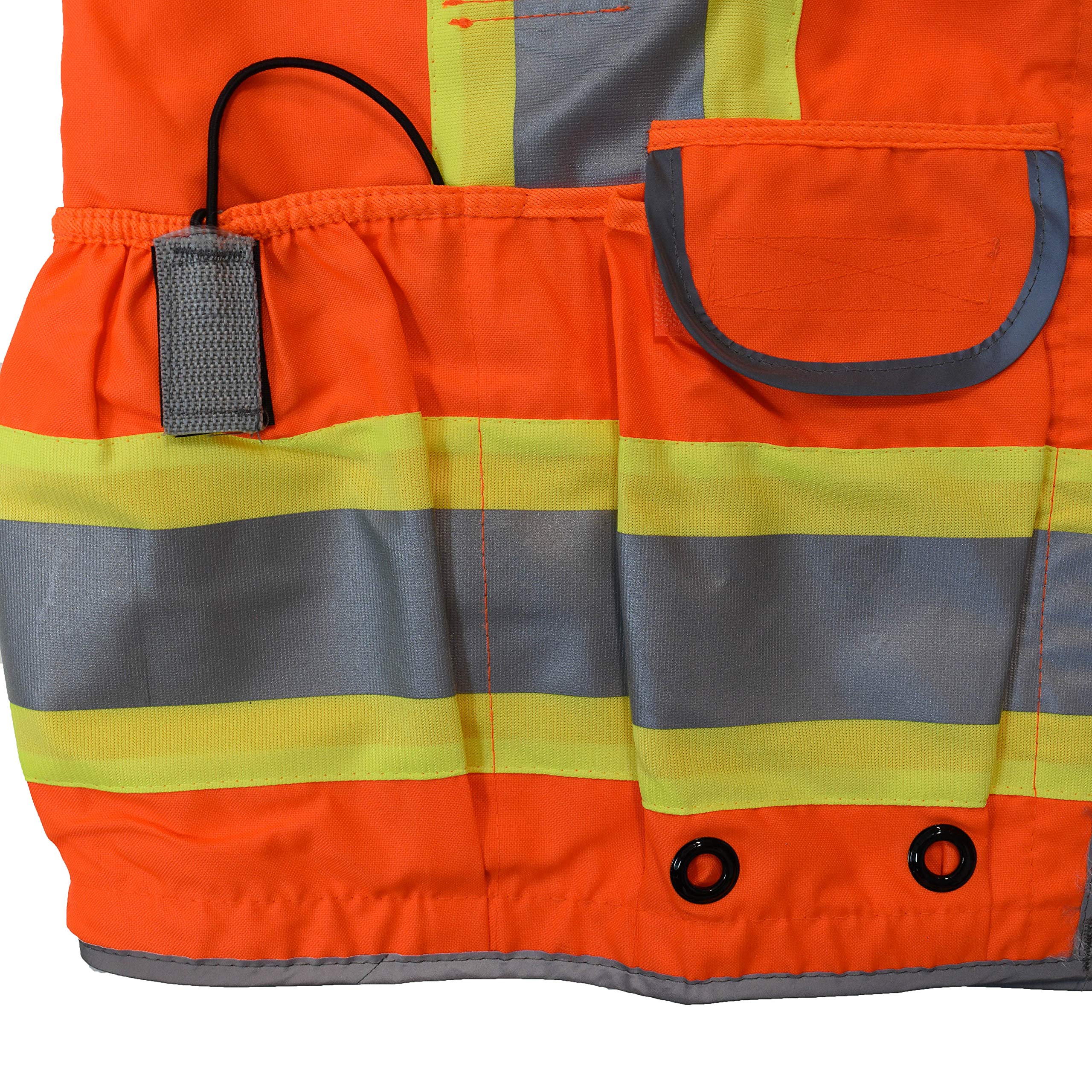 RADIANS Radians SV55-2ZOD-2X Type R Class 2 Heavy Duty Engineer Vest Orange 2X-Large