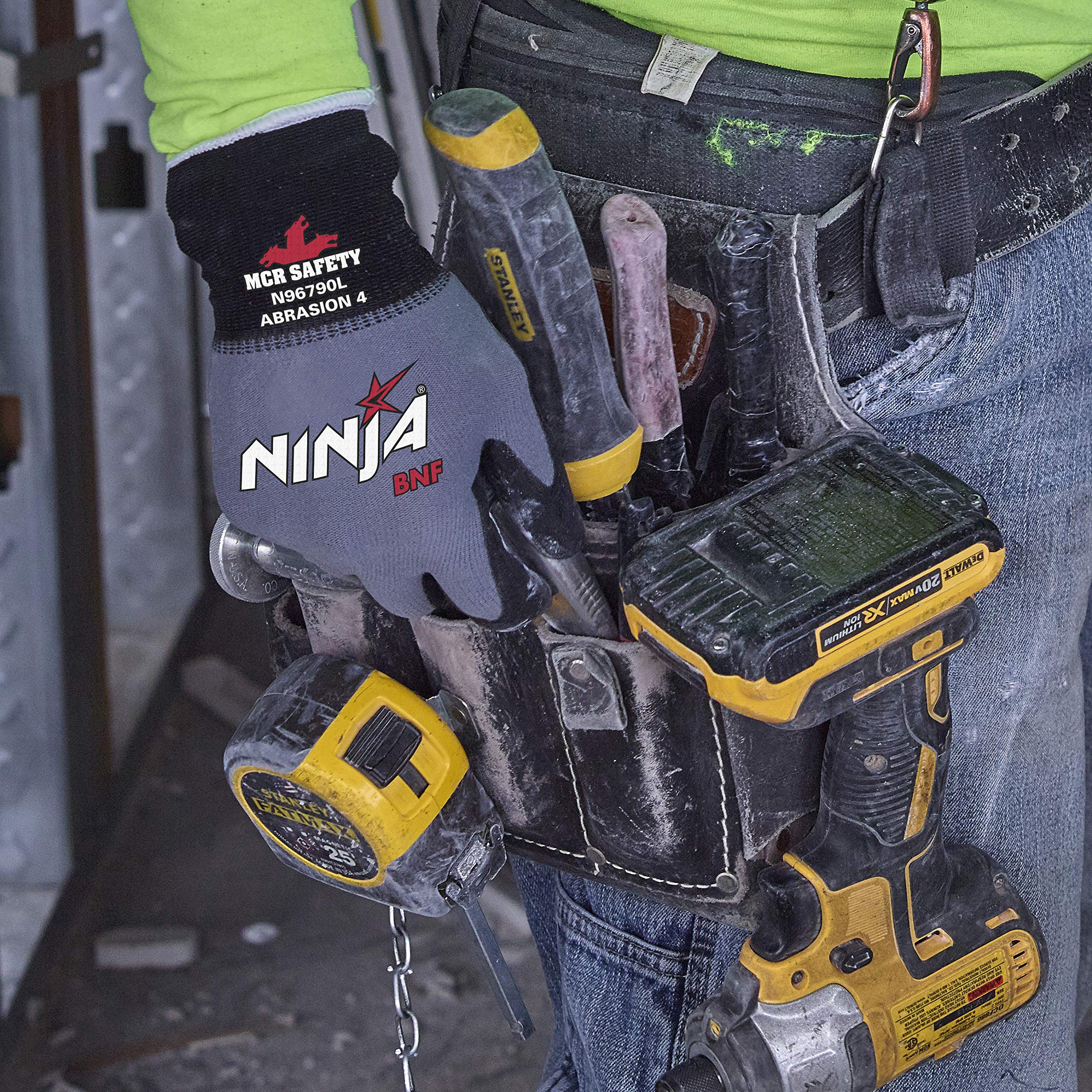 MCR SAFETY MCR Safety N96790XS Ninja BNF Work Gloves XS