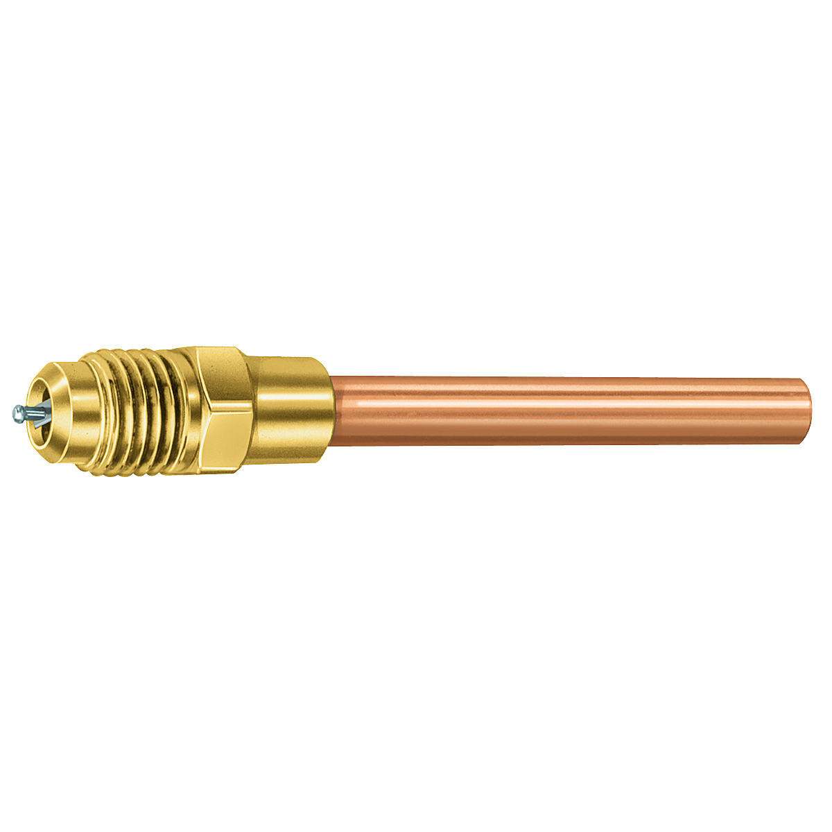 JB INDUSTRIES Jb Industries A31004-100 Access Valve, 1/4 inches OD x 3/16 inches ID Tube Extension Copper 100/Pk