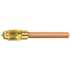 JB INDUSTRIES Jb Industries A31004-100 Access Valve, 1/4 inches OD x 3/16 inches ID Tube Extension Copper 100/Pk