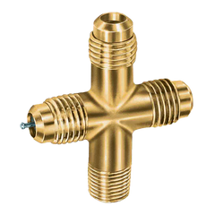 JB INDUSTRIES Jb Industries A31522 Cross with Three Access Points 1/8 inch MPT 1 Pack