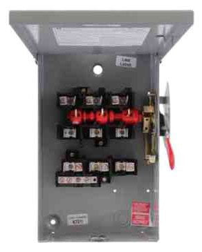 GENERAL ELECTRIC GE TG4322R SWITCH SAF 240VAC 60A 3 1 50/60HZ 4 HDL