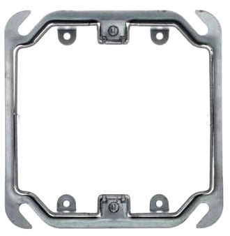 ABB ABB 52CADJ2 Steel City 2 Gang Adjustable Mud Ring Power 4 in