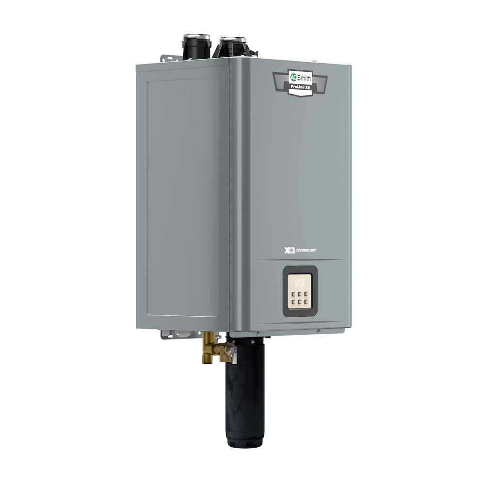 AO SMITH AO SMITH Adapt™+ Premium Condensing Ultra-Low NOx 180,000 BTU Natural Gas Tankless Water Heater with X3® Scale Prevention Technology