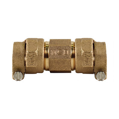 AY MCDONALD A.Y. McDonald 5140-122 Coupling 3/4 x 1 in Brass -22 CTS Mac-Pak Compression