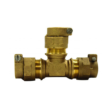AY MCDONALD A.Y. 5141-142 Tee Tube 1in -22 CTS Mac-Pak Compression