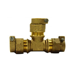 A.Y. 5141-142 Tee Tube 1in -22 CTS Mac-Pak Compression
