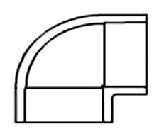 LASCO Lasco 9806040 Elbow Fitting 4 Inch Slip x Slip