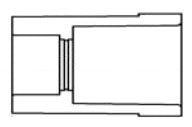 LASCO Lasco 9837211 1-1/2 x 1 CPVC Socket Bushing