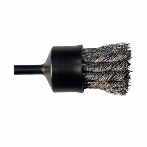 PFERD Pferd 83098 1 Inch Knot Wire End Brush Stainless Steel .014 Wire 1/4 Inch Shank