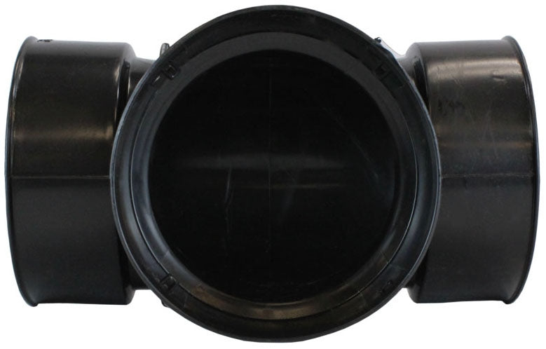 ADVANCED DRAINAGE SYSTEMS Advanced Drainage Systems 0421AA 4 x 4 x 4, Straight, High Ear, Snap, Single Wall, Tee