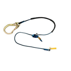 3M 70804491440 Trigger X Adjustable Rope Positioning Lanyard Blue 10 ft 310 lb Cap Rebar Hook