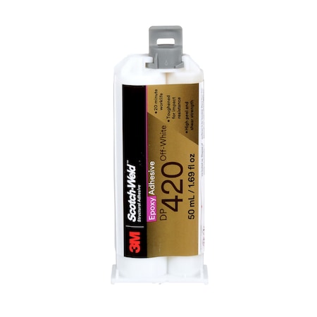 3M 3M 7100148736 Scotch-Weld Epoxy Adhesive DP420 Off-White, 50 mL