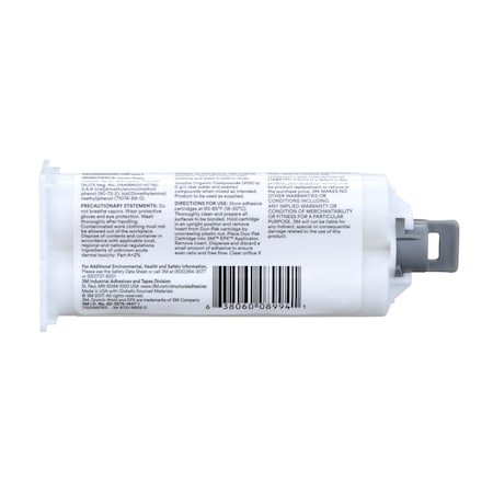 3M 3M 7100148763 Scotch-Weld Two-Part Epoxy Adhesive DP100 1.7 oz Duo-Pak Clear