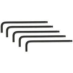Bondhus 10912 Ball End Tip Hex Key L-Wrench With Long Arm 1/4-Inch 5-Pack