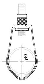 ANVIL Anvil 0500301692 Fig 69 1/2 - 1 x 3/8 in. Pre-Galvanized and Zinc Plated Carbon Steel Swivel Ring Hanger