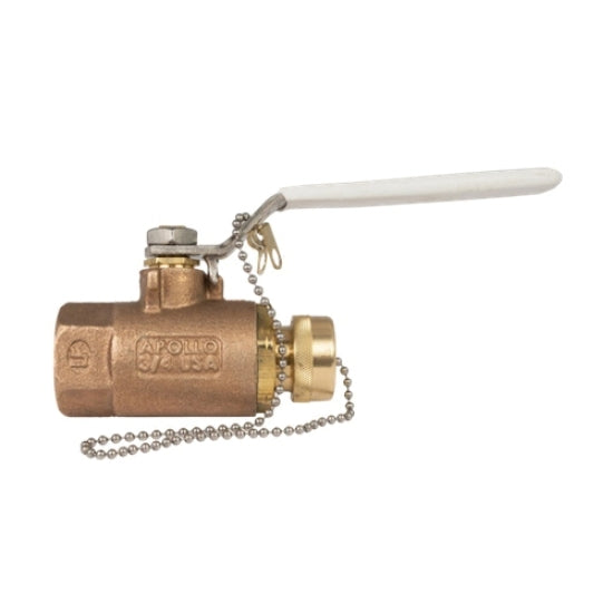 CONBRACO Conbraco 70LF-104-HC Ball Valve 3/4 NPT X 3/4 Hose