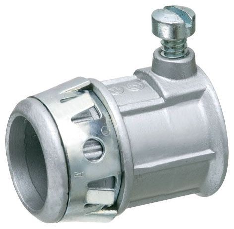 ARLINGTON Arlington 800ST EMT Set Screw Connector with Spring Steel Clip 1/2 in