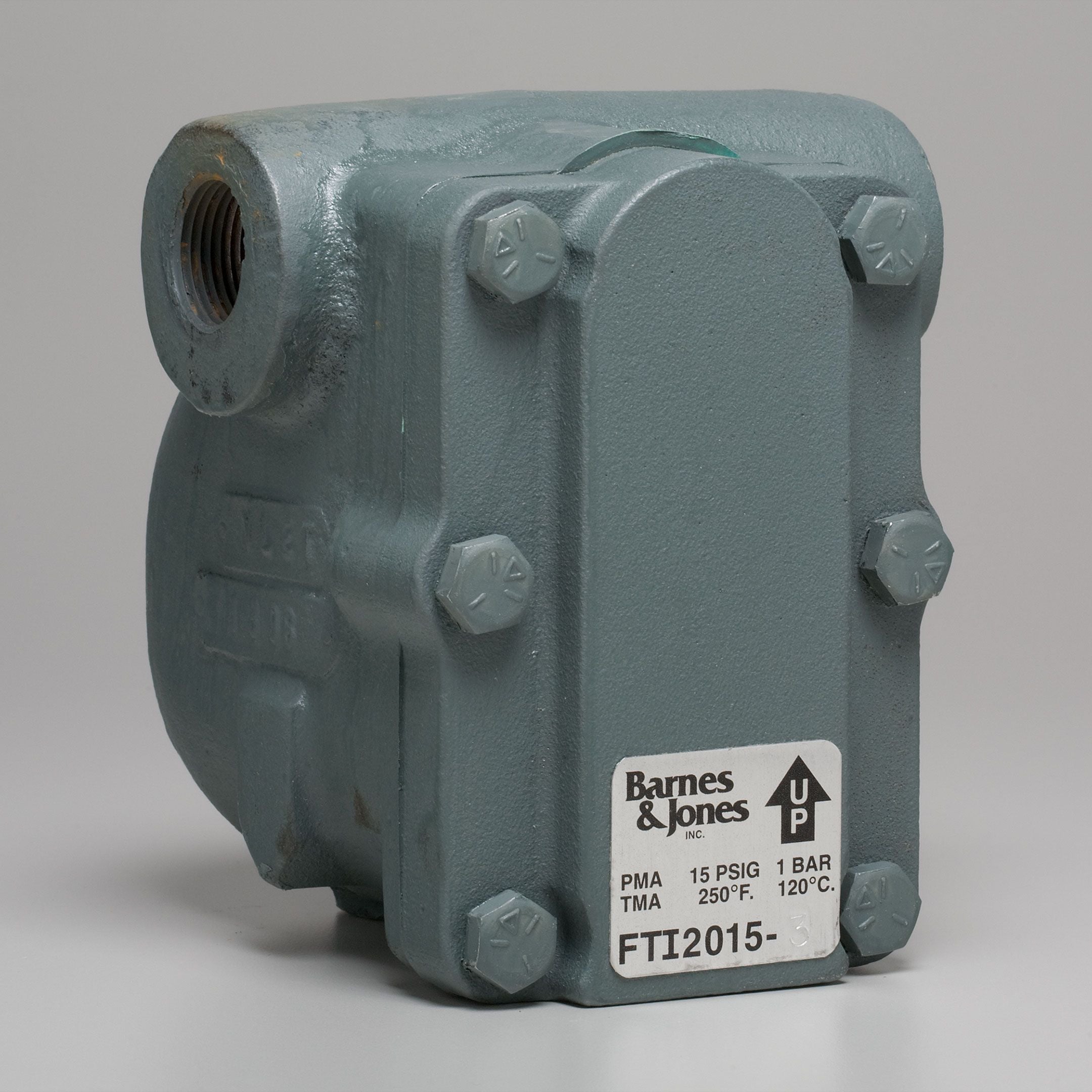 BARNES & JONES Barnes & Jones FTI2015-3 - 3/4 Cast Iron Float & Thermostatic Trap (15 PSIG)