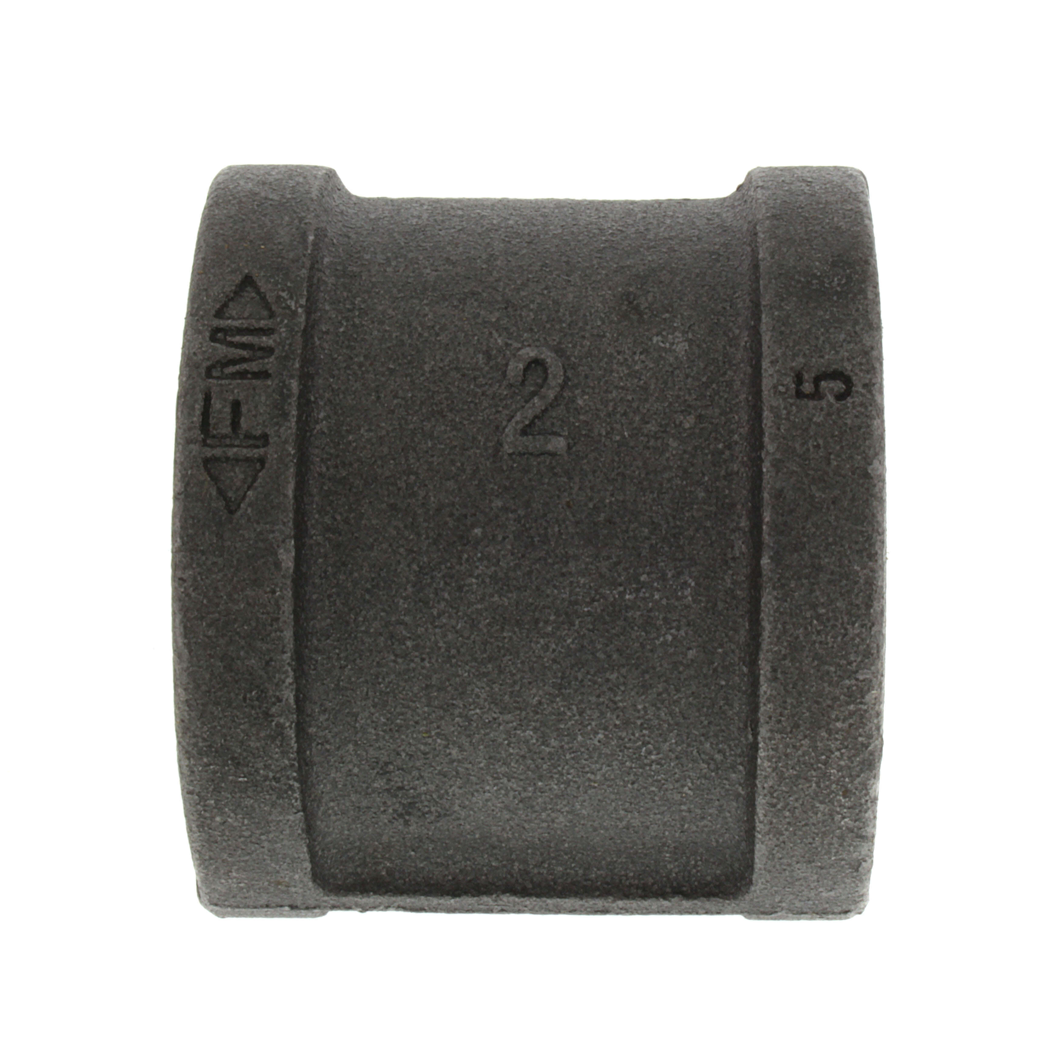 EVERFLOW Everflow BMLR0200 Black Malleable Iron Right & Left Coupling 2