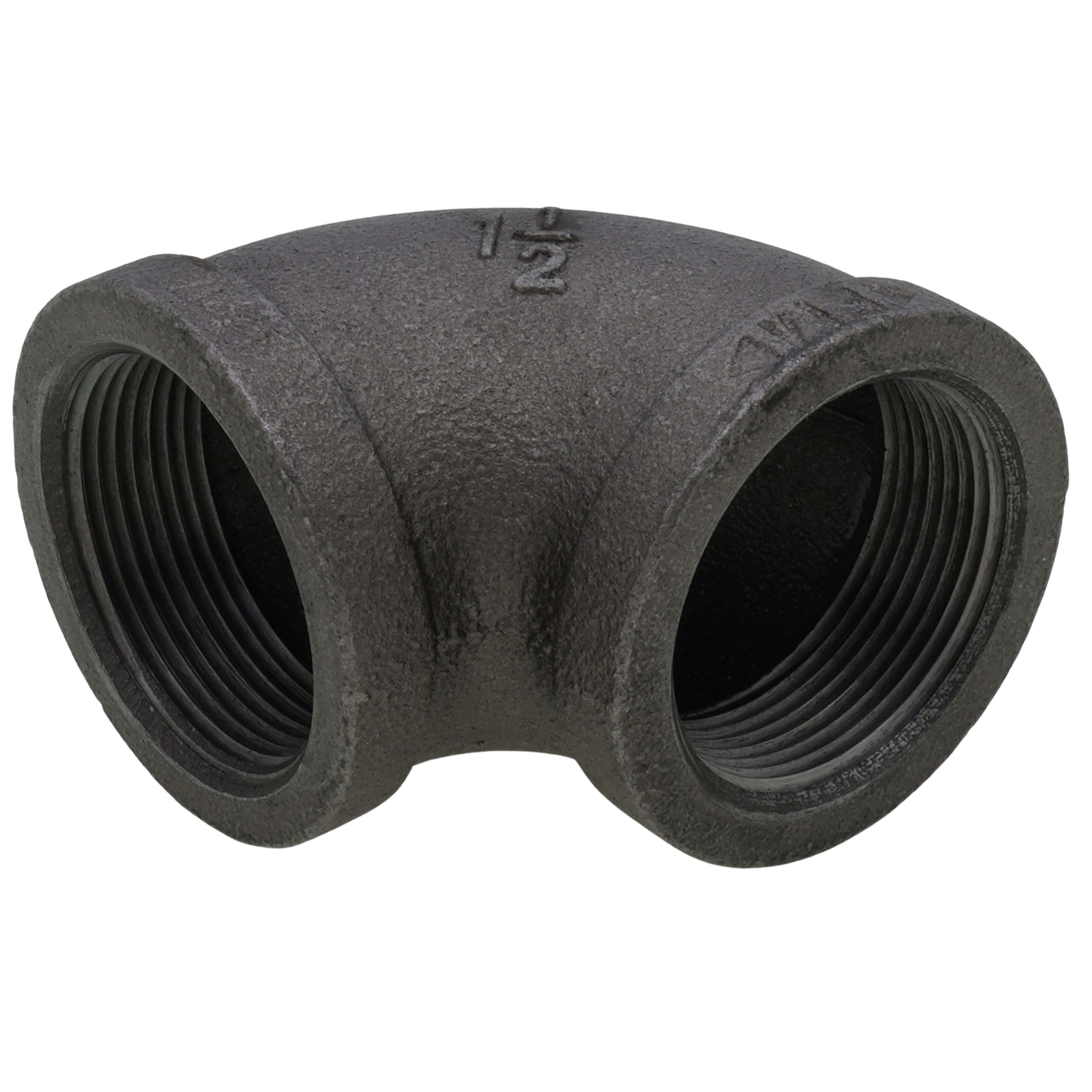 EVERFLOW Everflow BMNL0112 Black Elbows 90 1-1/2