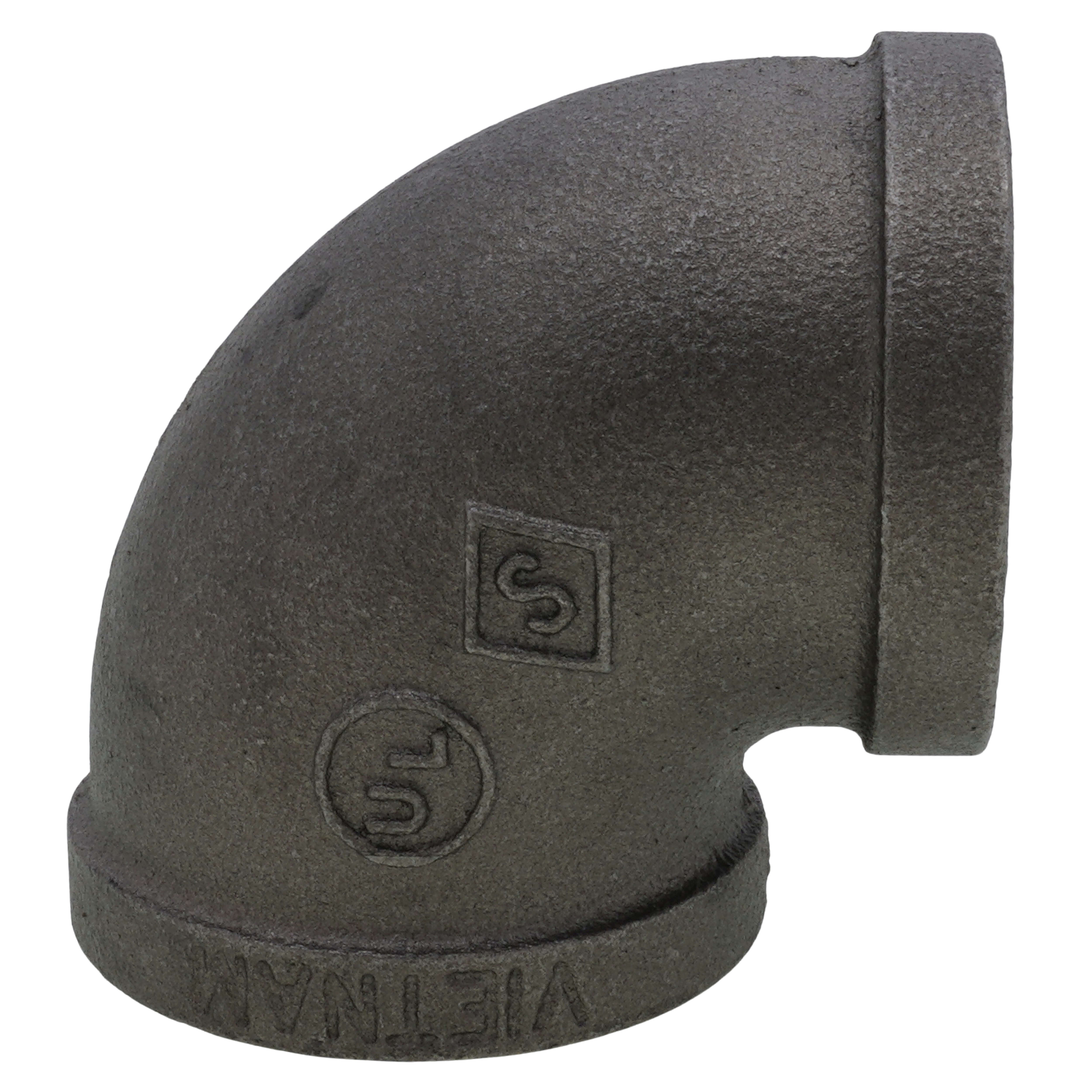 EVERFLOW Everflow BMNL0112 Black Elbows 90 1-1/2
