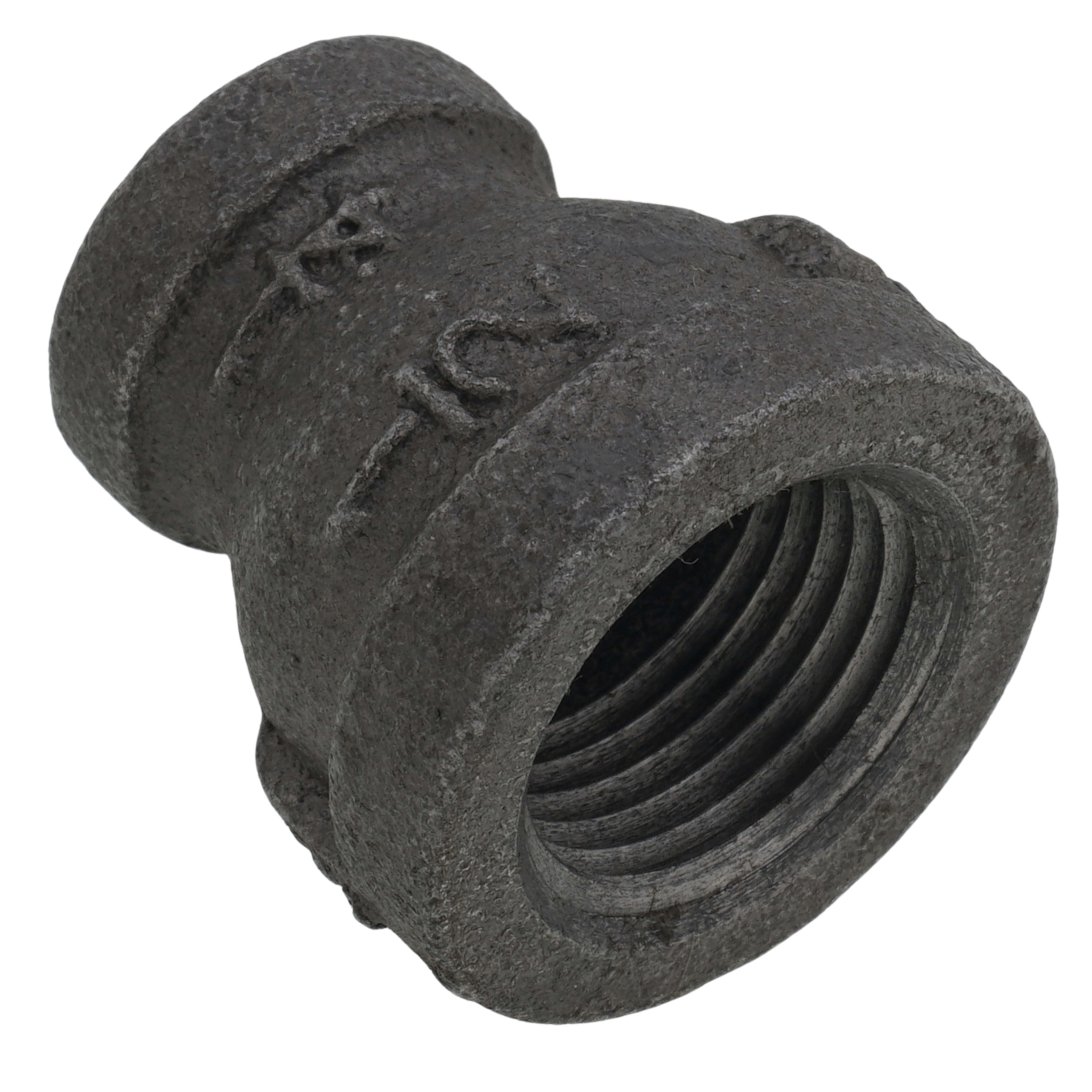 EVERFLOW Everflow BMRC0121 | 1/2 x 1/4 Black Reducing Coupling | BLC050-025