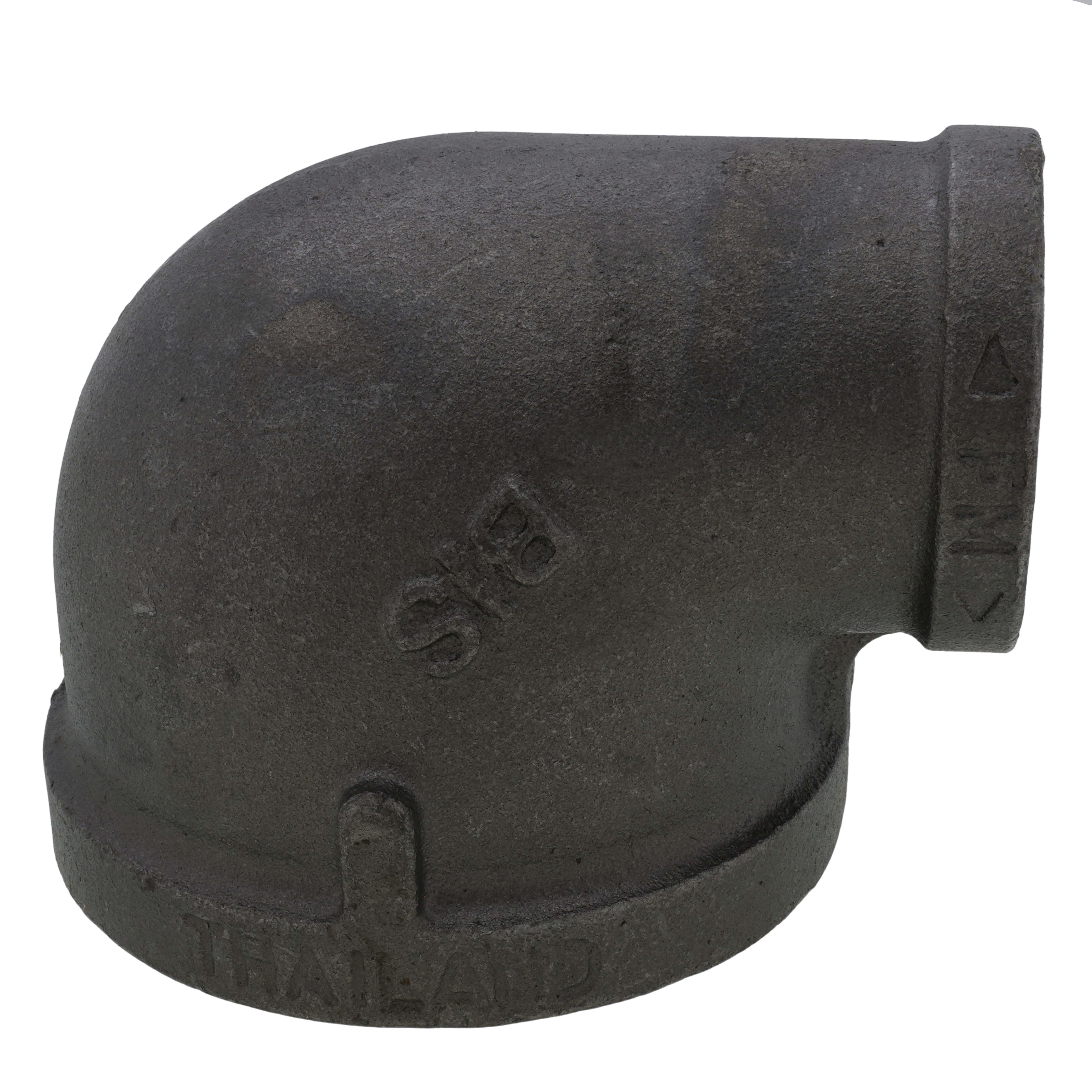 EVERFLOW Everflow BMRL2123 2-1/2 X 1-1/4 Black Reducing Elbow