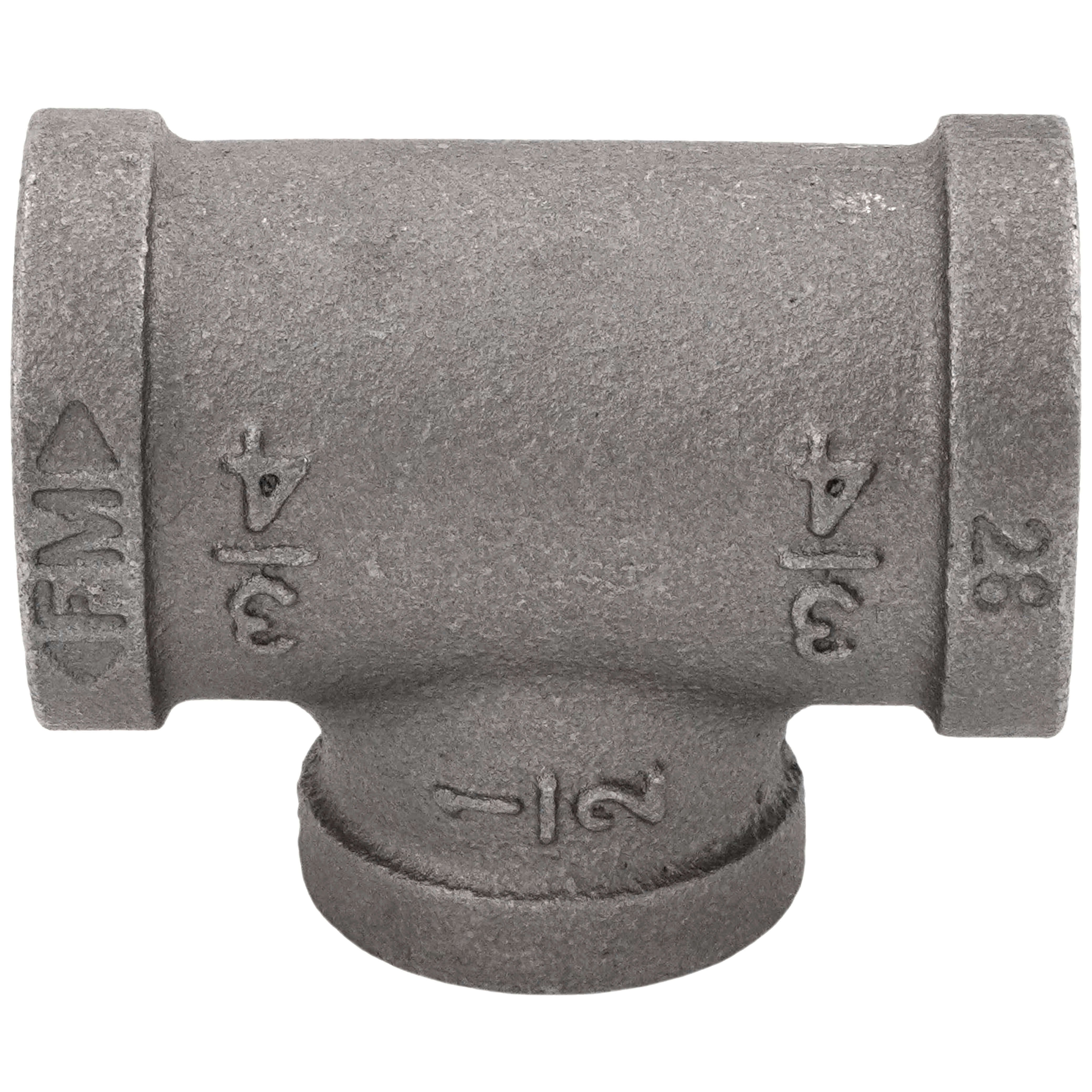 EVERFLOW Everflow BMRT0342 3/4 x 1/2 Black Reducing Tee