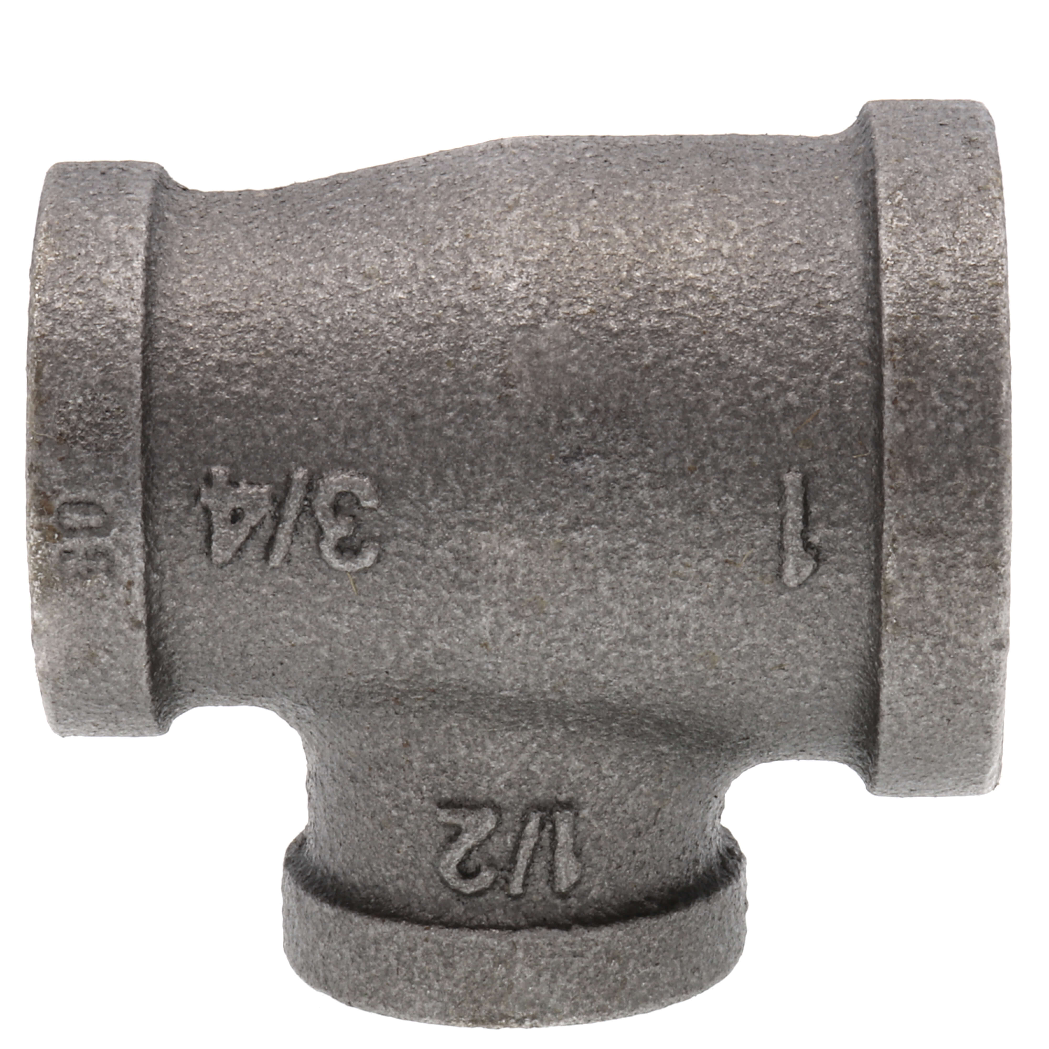 EVERFLOW Everflow BMRT1006 1 X 3/4 X 1/2 Black Reducing Tee